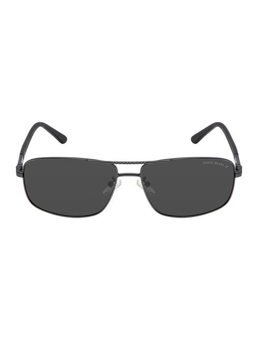 David Blake Grey Rectangle Polarized Uv Protected Sunglass - 15418813 - Standard Image - 1