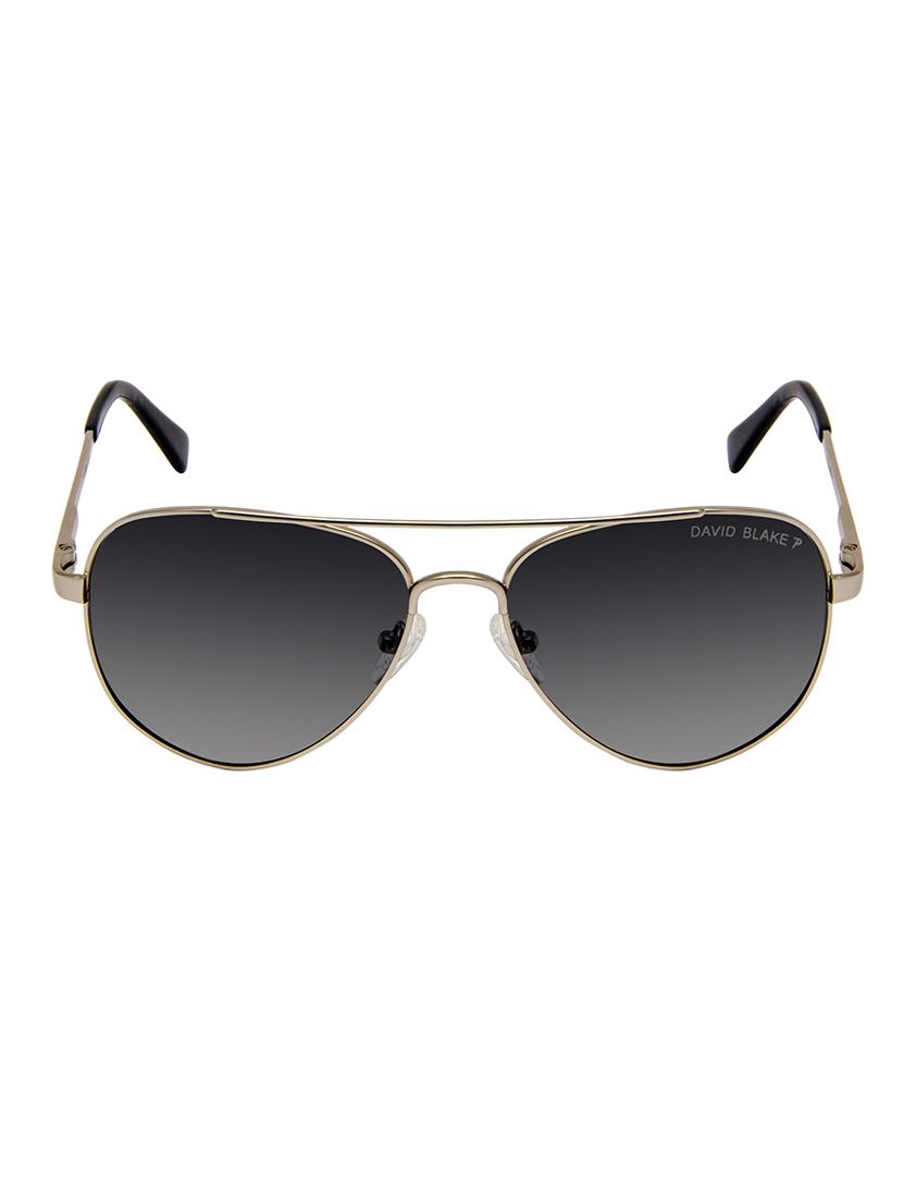 david blake grey aviator polarized uv protected sunglass - 15418817 - Zoom Image - 1