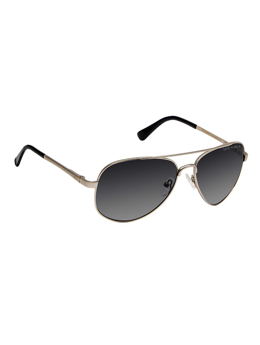 david blake grey aviator polarized uv protected sunglass - 15418817 - Zoom Image - 2