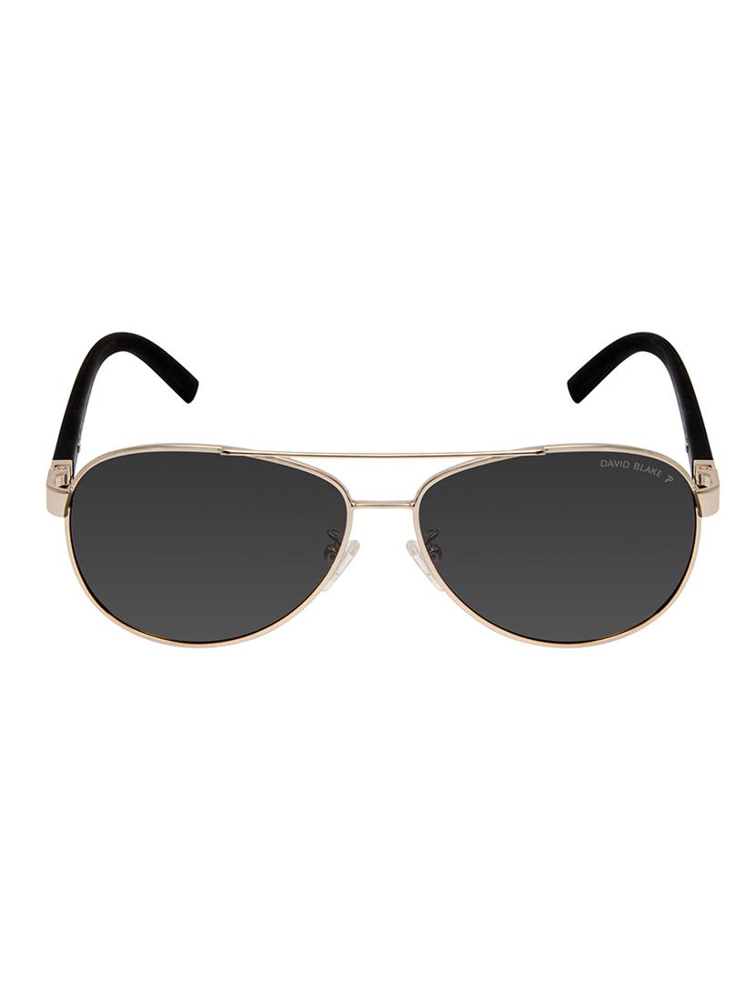 David Blake Grey Aviator Polarized Uv Protected Sunglass - 15418818 - Zoom Image - 1