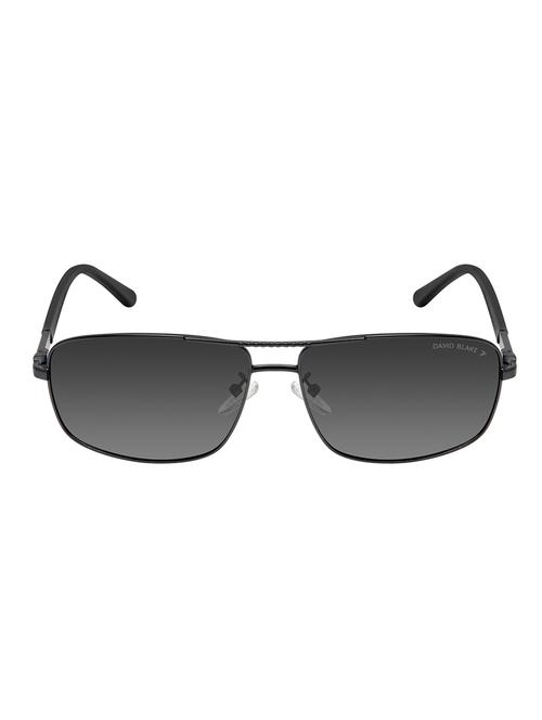 David Blake Grey Rectangular Gradient Polarized Uv Protected Sunglass - 15418822 - Standard Image - 1