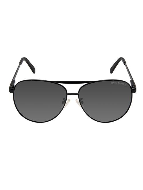David Blake Black Aviator Polarized Uv Protected Sunglass - 15418824 - Standard Image - 1