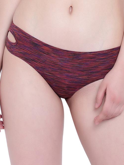 cut out melange bikini panty - 15418870 - Standard Image - 1