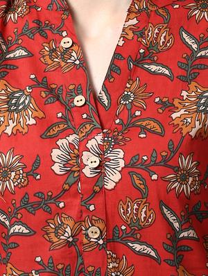 straight printed kurta - 15418892 - Standard Image - 4
