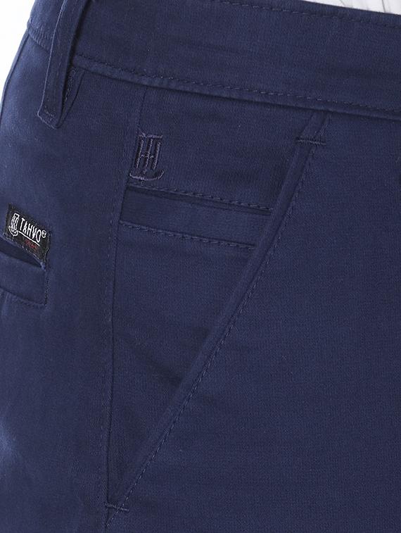 blue cotton chinos - 15418906 - Zoom Image - 4