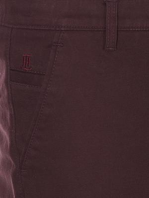 maroon cotton chinos - 15418909 - Standard Image - 4