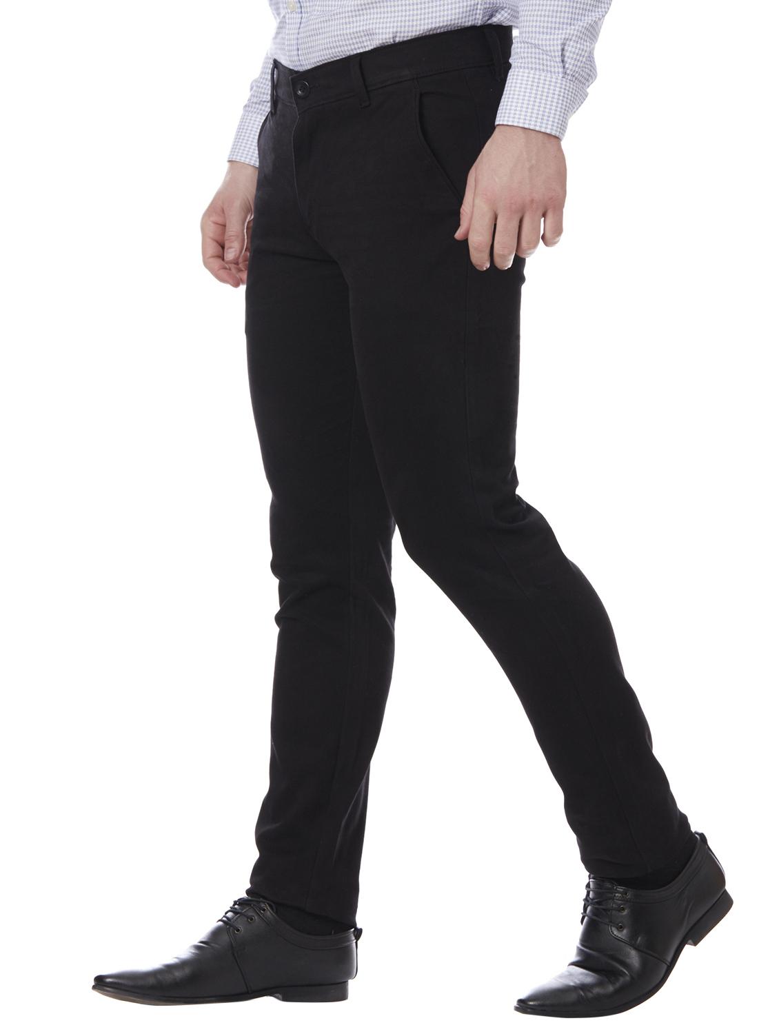 black cotton chinos - 15418910 - Zoom Image - 2