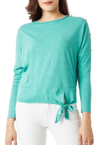 drop shoulder tie-knot dress - 15419067 - Very Small Image - 1