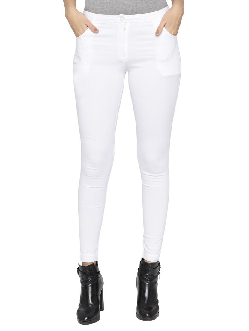 mid waist flat front trouser - 15419115 - Zoom Image - 1