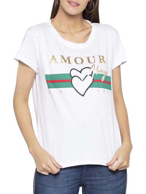 short sleeved graphic tee - 15419167 - Standard Image - 1