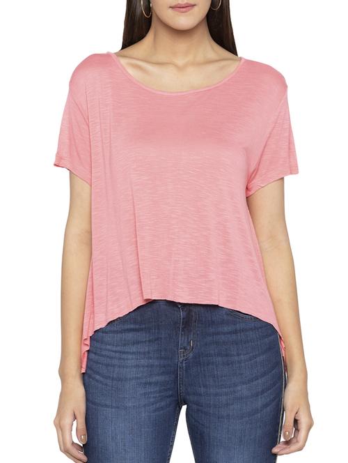 raw hem asymmetric top - 15419202 - Standard Image - 1