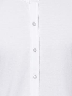 white cotton casual shirt - 15419454 - Standard Image - 4