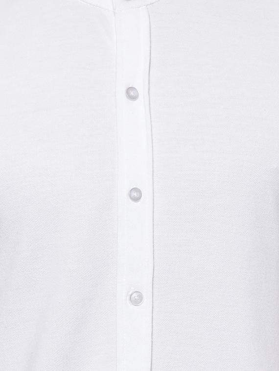 white cotton casual shirt - 15419454 - Zoom Image - 4