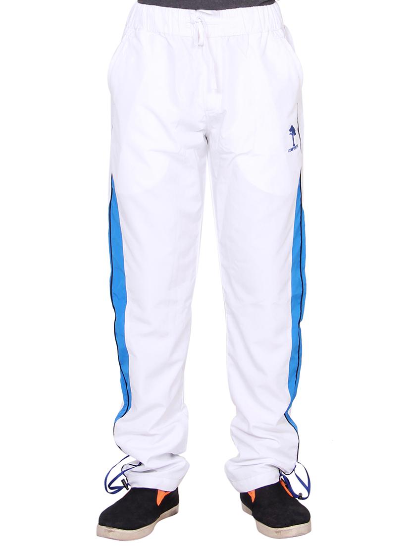 white polyester track pant - 15420201 - Zoom Image - 1