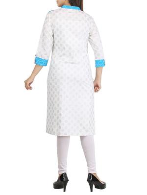 straight tassels kurta - 15420408 - Standard Image - 3