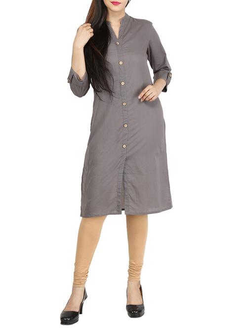 straight placket kurta - 15420412 - Standard Image - 1