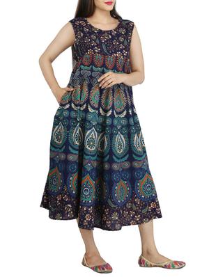 a-line printed kurta - 15420418 - Standard Image - 2