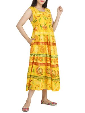 a-line printed kurta - 15420419 - Standard Image - 2