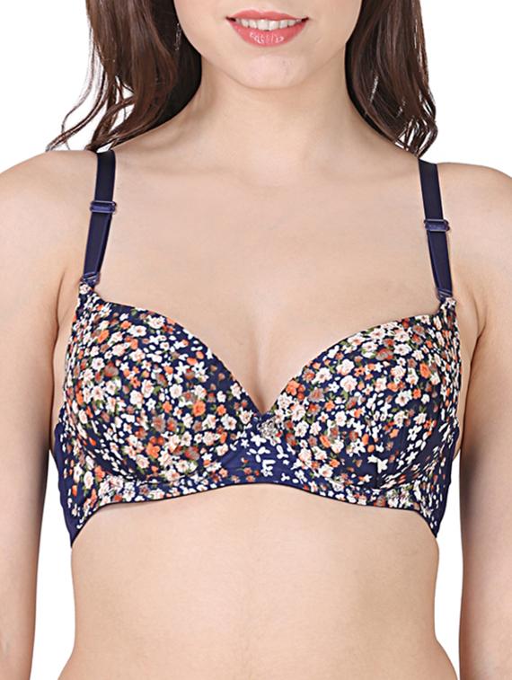 floral detachable t-shirt bra - 15420622 - Zoom Image - 1