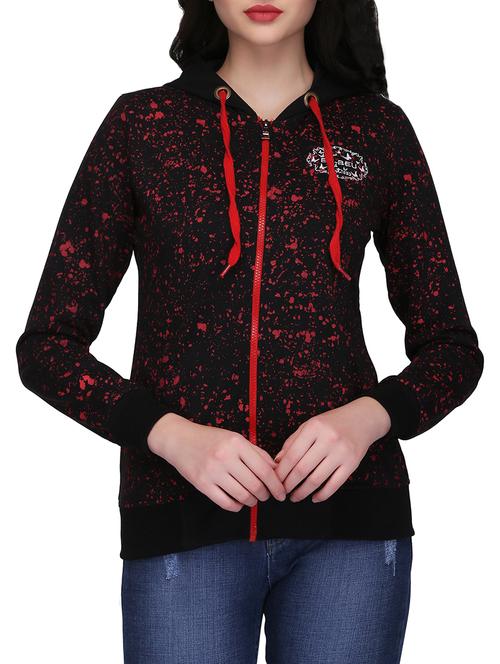 splash print hooded sweatshirt - 15420896 - Very Small Image - 1