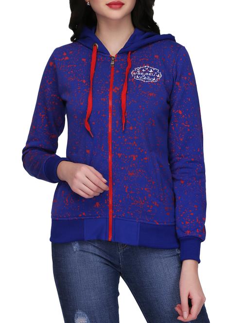 splash print hooded sweatshirt - 15420897 - Very Small Image - 1