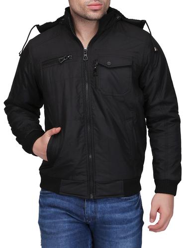 black polyester blend casual jacket - 15420904 - Very Small Image - 1