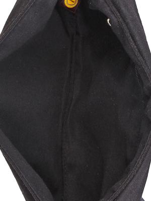 black canvas regular sling bag - 15420999 - Standard Image - 3