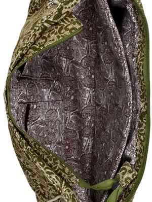 green canvas messenger sling bag - 15421018 - Standard Image - 3