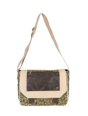 green canvas messenger sling bag - 15421018 - Standard Image - 5