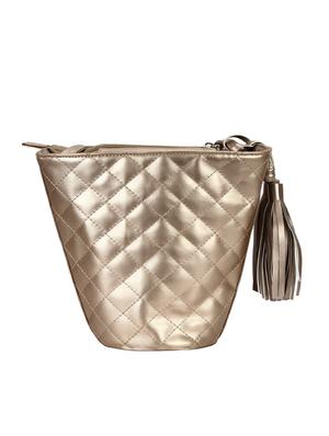 metallic leatherette (pu) regular sling bag - 15421022 - Standard Image - 2