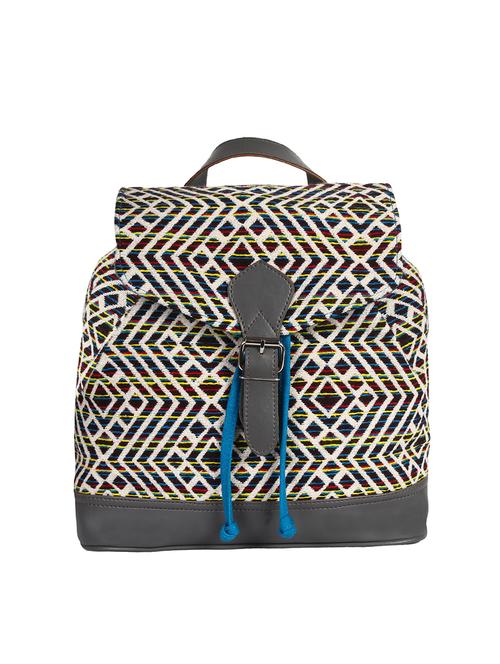 multi colored cotton fashion backpack - 15421035 - Standard Image - 1