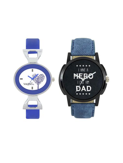 VALENTIME LR7VT29 Leather strap couple watch - 15422485 - Very Small Image - 1