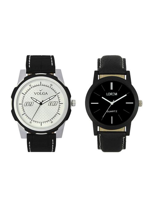 volga vl40lr05 round dial analog watch combo - 15423990 - Standard Image - 1