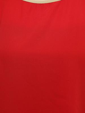 contrast piping solid kaftan - 15425766 - Standard Image - 4