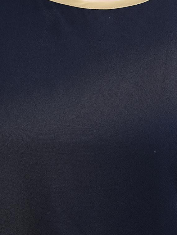 contrast piping solid kaftan - 15425768 - Zoom Image - 4