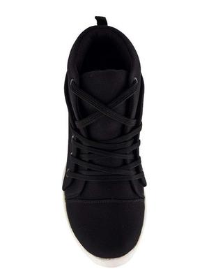 black lace-up sneakers - 15425995 - Standard Image - 4