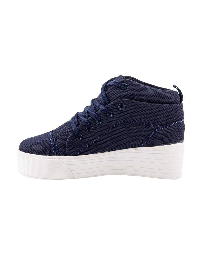 blue lace-up sneakers - 15425996 - Zoom Image - 2