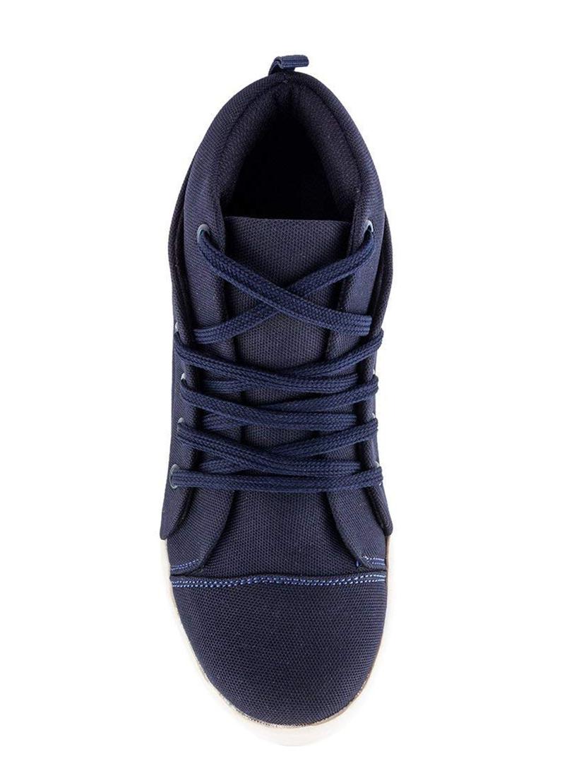 blue lace-up sneakers - 15425996 - Zoom Image - 3