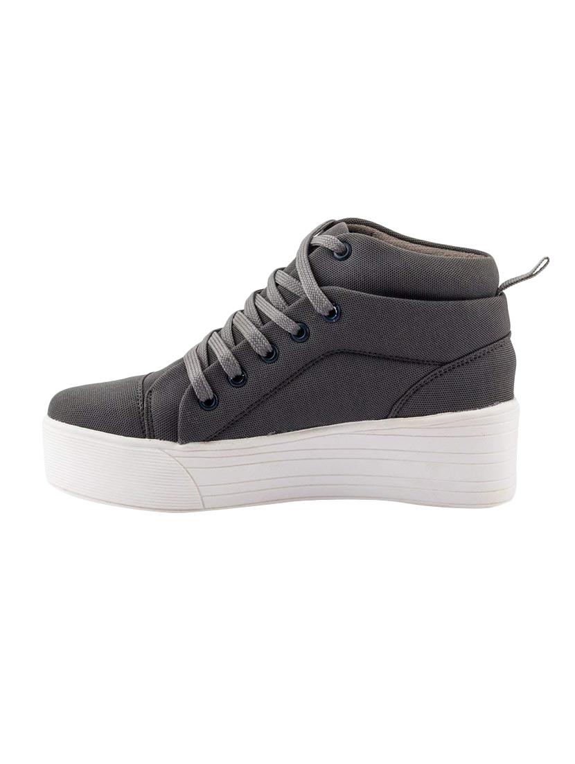 grey lace-up sneakers - 15425997 - Zoom Image - 2