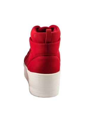 red lace-up sneakers - 15425998 - Standard Image - 3