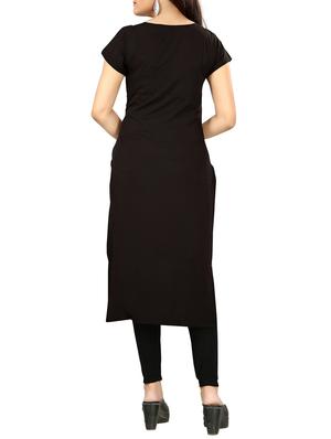 printed straight kurtaa - 15426289 - Standard Image - 3