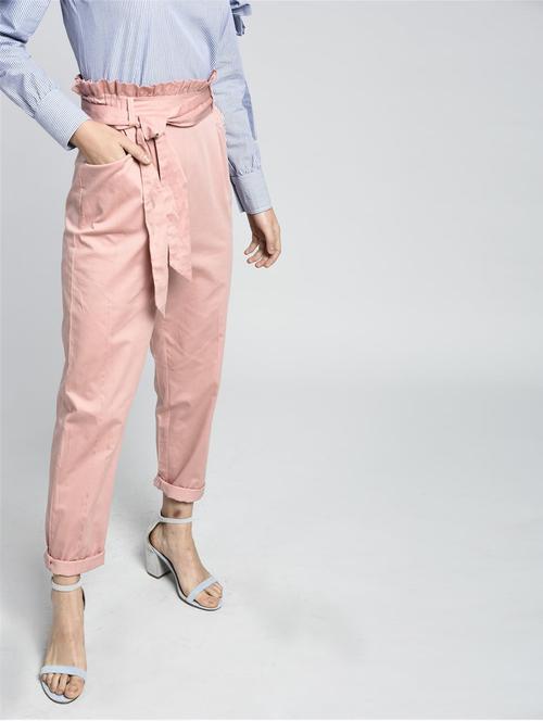 paper bag waisted trouser - 15426422 - Standard Image - 1