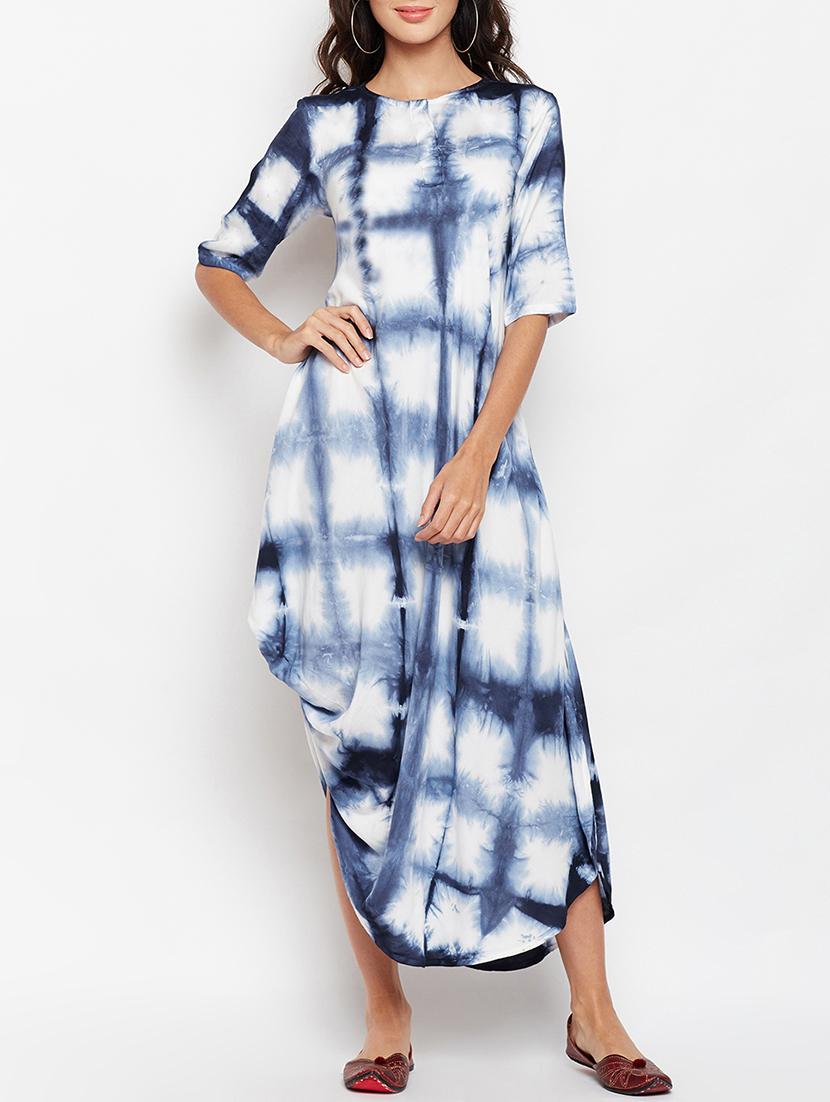 Asymmetric cowl kurta - 15427073 - Zoom Image - 1