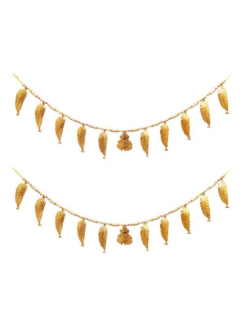 toran decorative bandhanwar metal door decorative item for festive decoration - 15427218 - Standard Image - 1