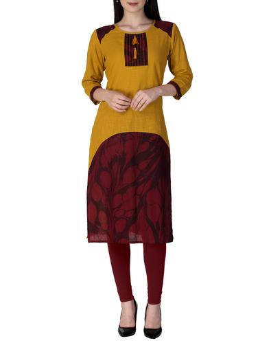 straight printed kurta - 15427595 - Very Small Image - 1
