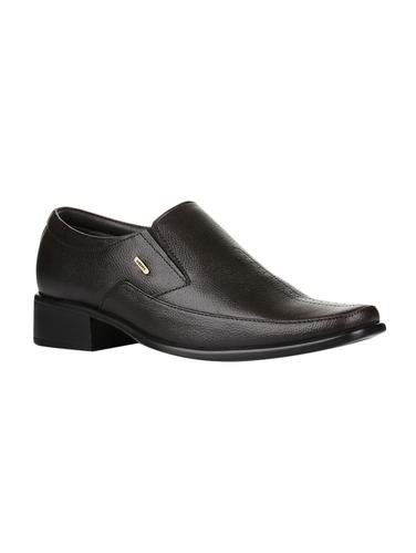 brown Leather formal slip ons - 15428062 - Very Small Image - 1