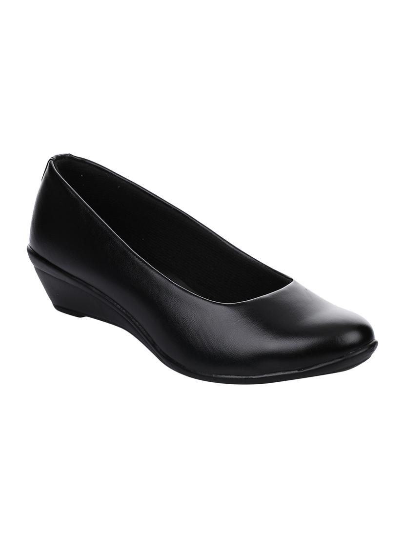black slip on formal shoes - 15428533 - Zoom Image - 1