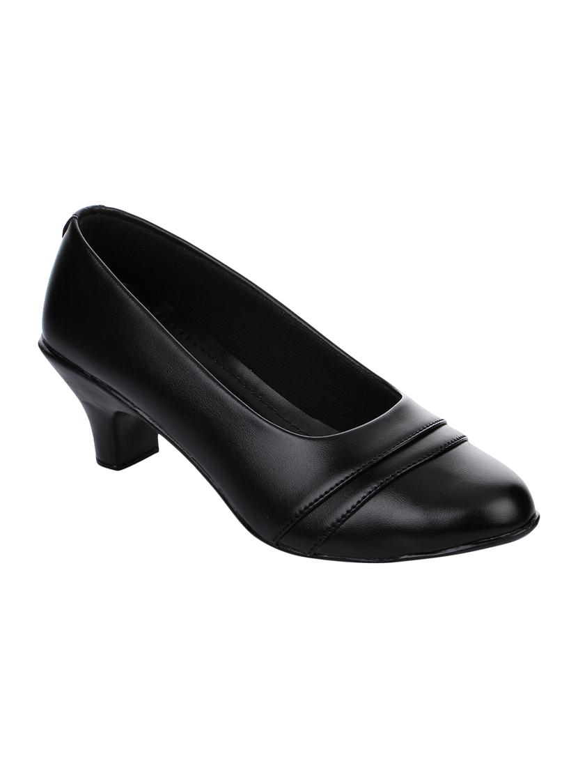 black slip on formal shoes - 15428540 - Zoom Image - 1