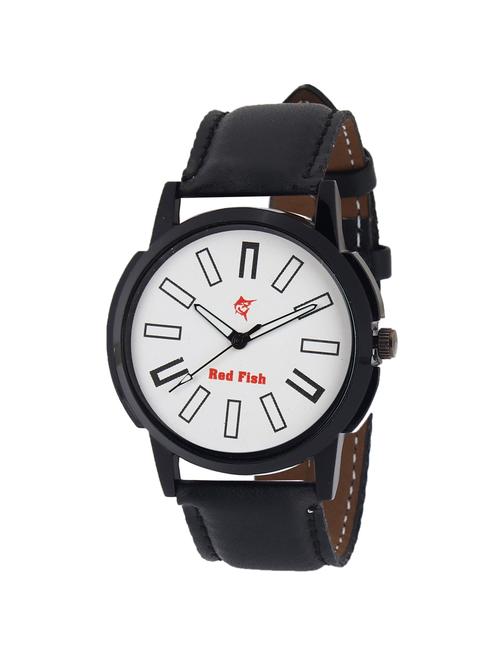 red fish leather strap analog watch ( rdf-1061 ) - 15428791 - Standard Image - 1