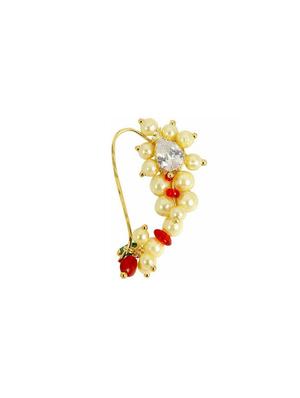 Gold plated nose pin - 15428990 - Standard Image - 1